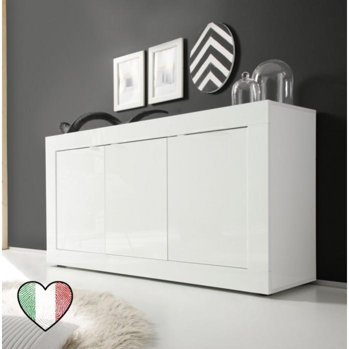 Stilprojectstore Credenza moderna bassa da soggiorno Bianco laccato