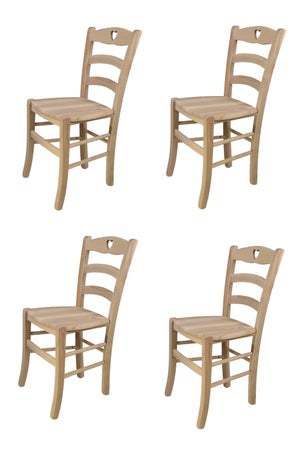 Tommychairs - Set 4 sedie modello Elena per cucina bar e sala da