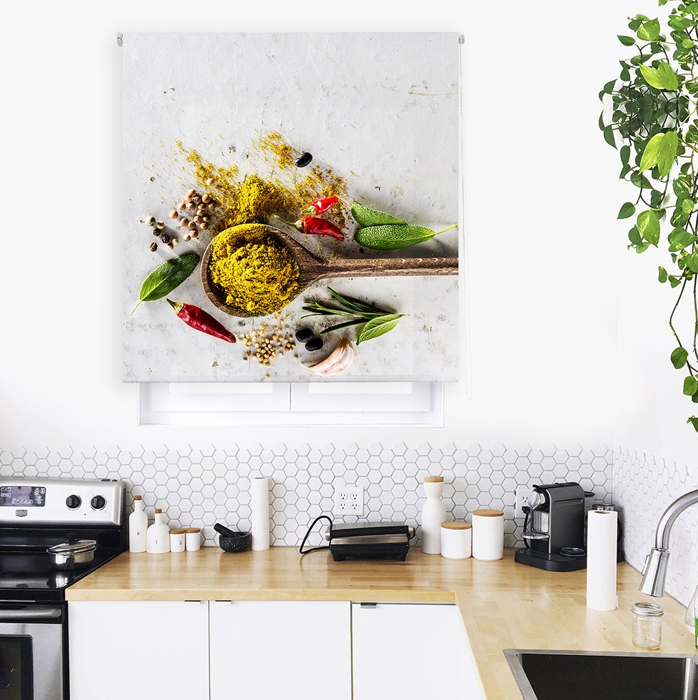 Estor enrollable happystor estampado digital cocina hsccexc058002 185x250cm