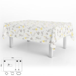 IsolaY Tela cerata dorata sul tavolo Copri scrivania rettangolare Tovaglia  Tovaglie macchiate Cucina,Pattern11,137x183cm : : Casa e cucina