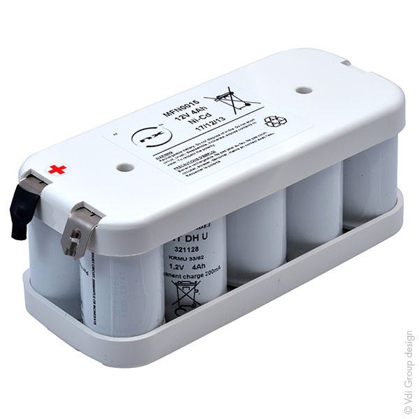 NX - Batterie eclairage secours 10x D VNTD 10S1P ST2 12V 4.2Ah