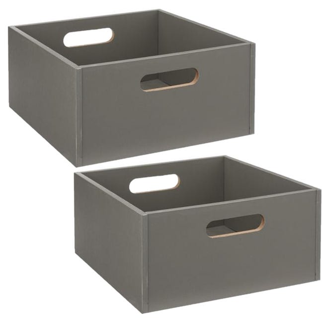 Lot De 2 Boîtes De Rangement Pour Photos 10x15 Cm – Compartimentées, Avec Couvercle, Idéales Pour Trier Vos Souvenirs