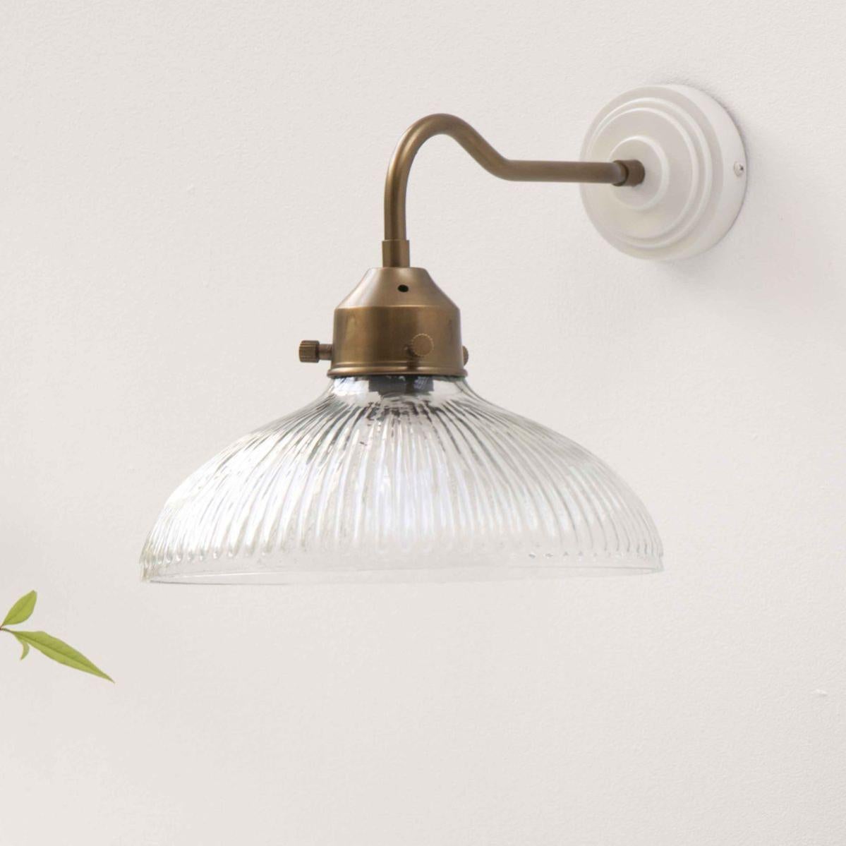 Applique en métal et verre gravé Or Métal Leroy Merlin