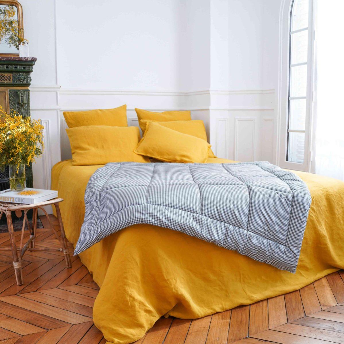 Pikolin Home -Piumone / trapunta in piumino d'oca 96%, fodera 100% cotone di percalle, DUO
