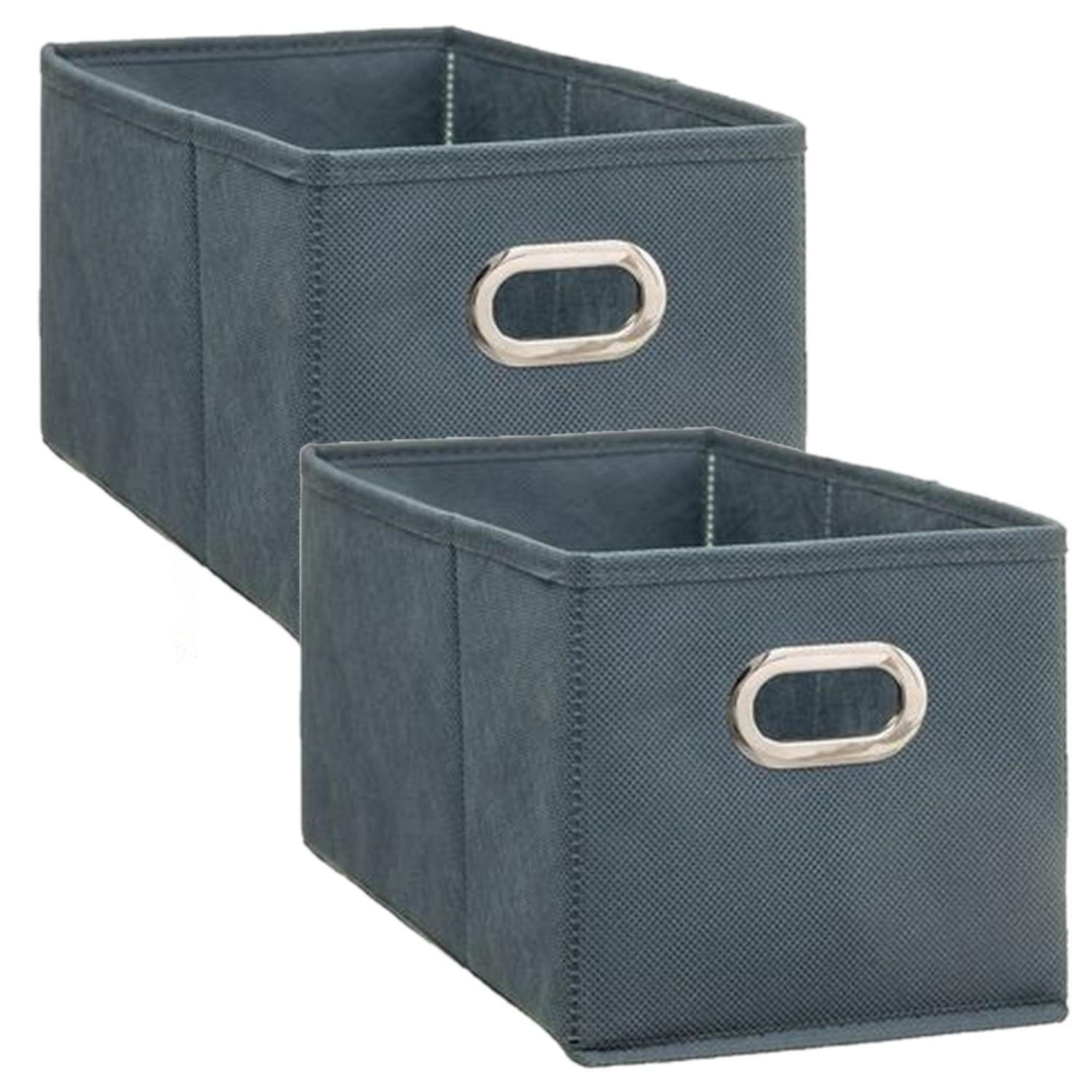 Panier Rangement Clay Roberts Lot De 2 Cubes De Rangement En Tissu Pour Unités De Petite Paniere De Rangement