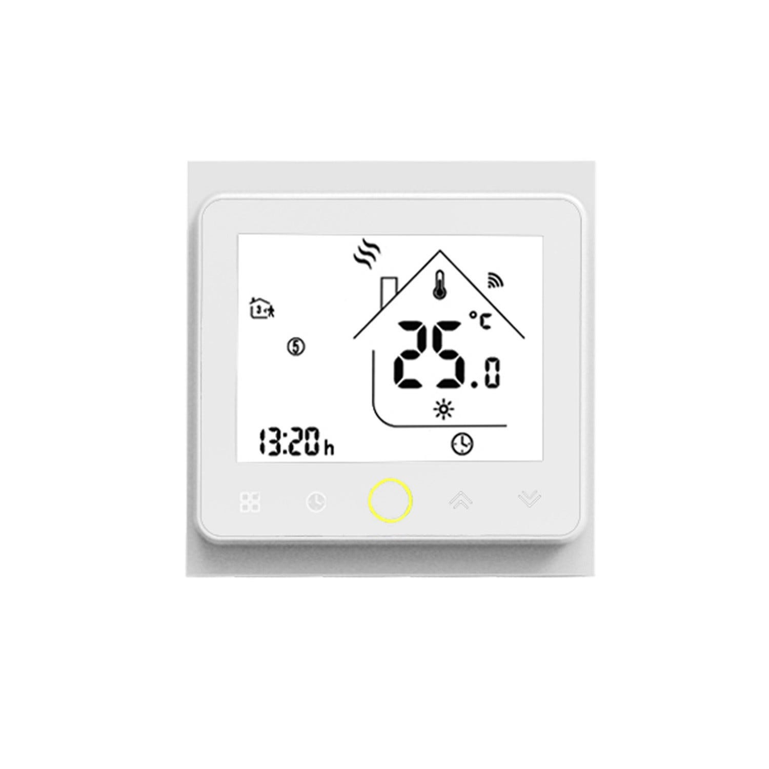 Prise thermostat intelligente pour application programmable de