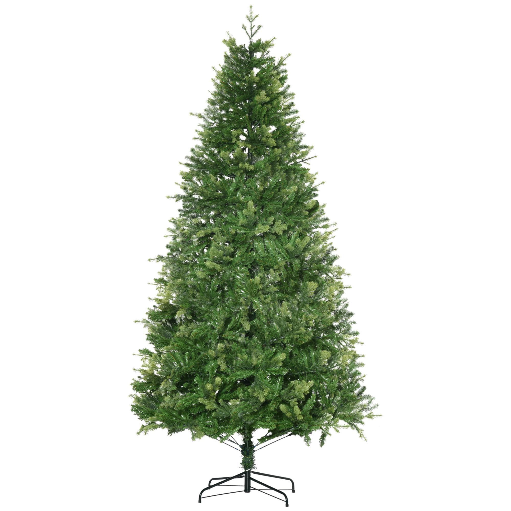 HOMCOM Albero di Natale Decorato e Ignifugo per Interni con 2056 Rami e