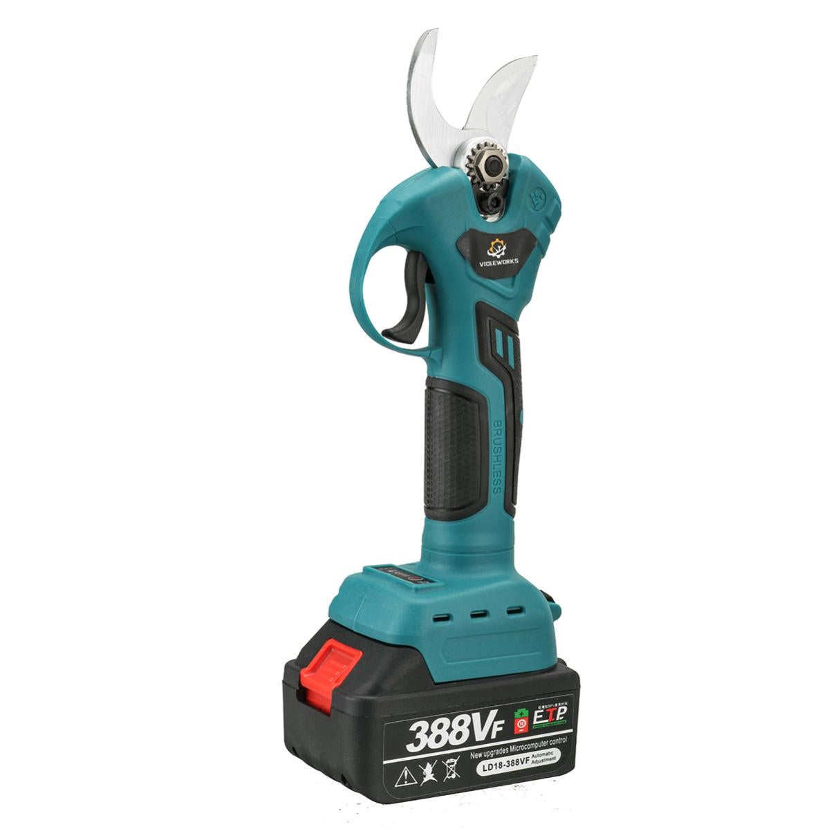 Forbice Da Potatura Elettrica K2 STORE, Taglio Rami Fino A 25mm, Con 2 Batterie 48V Li-ion, Lama In Acciaio SK5, Valigetta Inclusa – Perfetta Per Vigneti E Frutteti