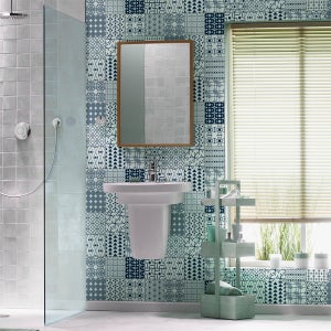 Adesivo per piastrelle Mosaic Tiles Turquoise Blue