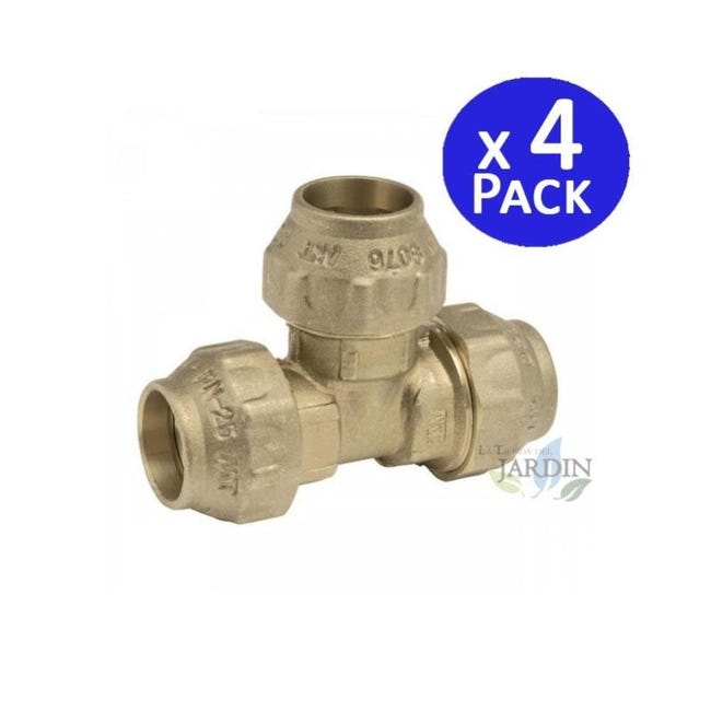 Gomito In Ottone Suinga 40 Mm X 20 Mm Per Tubo Polietilene – Certificato AENOR – 25 Bar