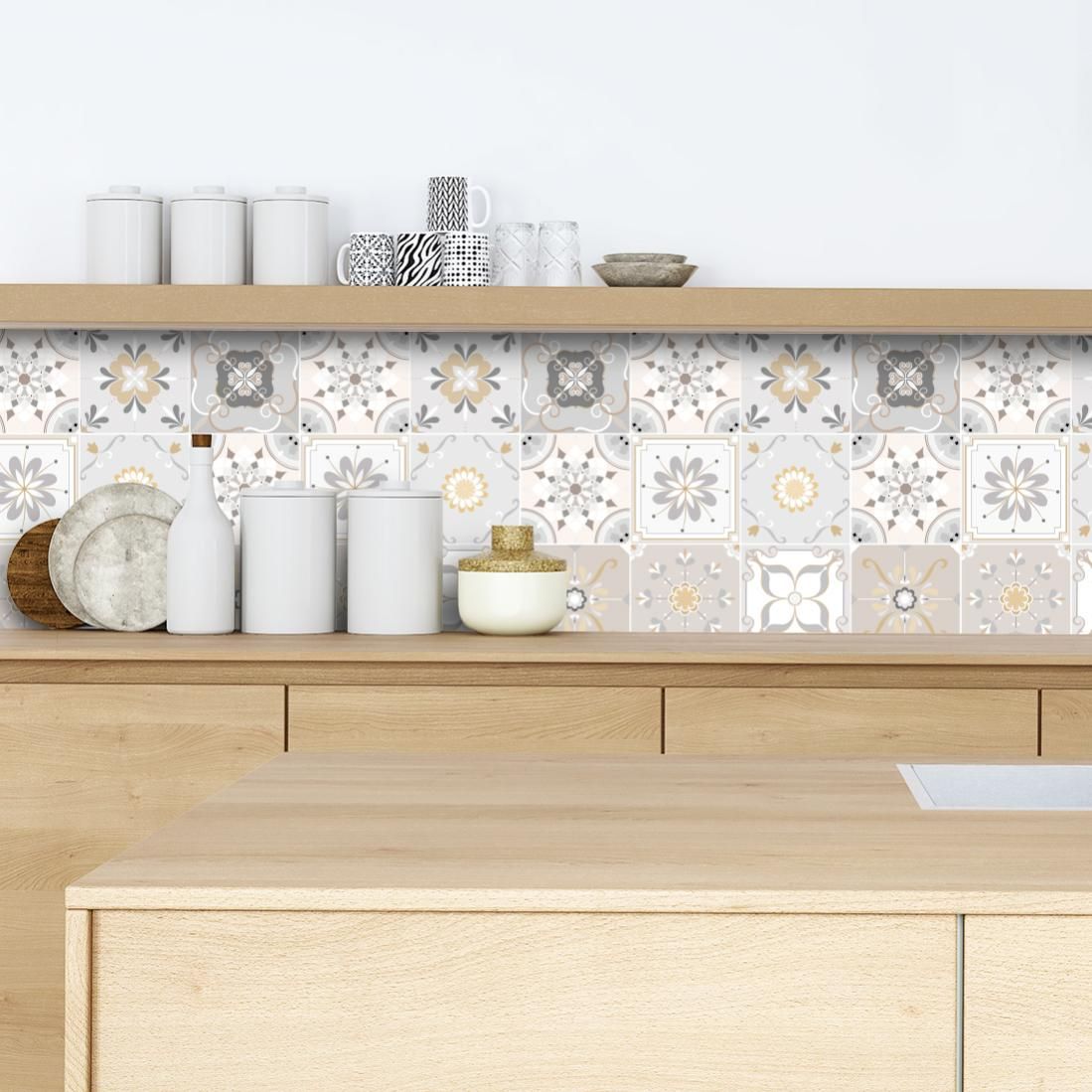 Cr dence adh sive carreaux de ciment 60x400cm Leroy Merlin