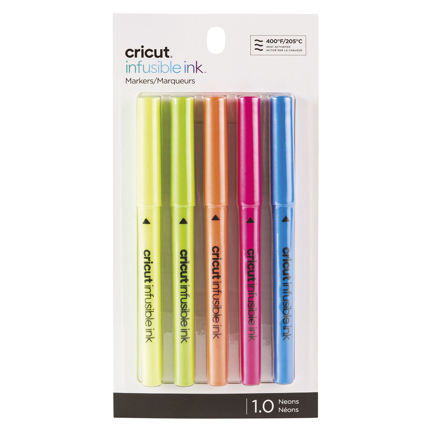 5 marcatori a inchiostro infusibile neon punta 1,0 mm - Cricut
