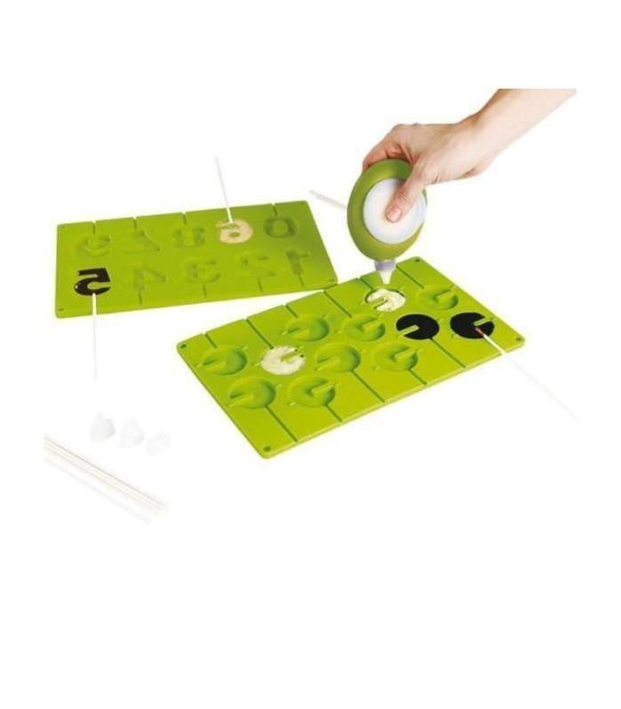 Numeri/Stampo in silicone per lecca-lecca - Italia