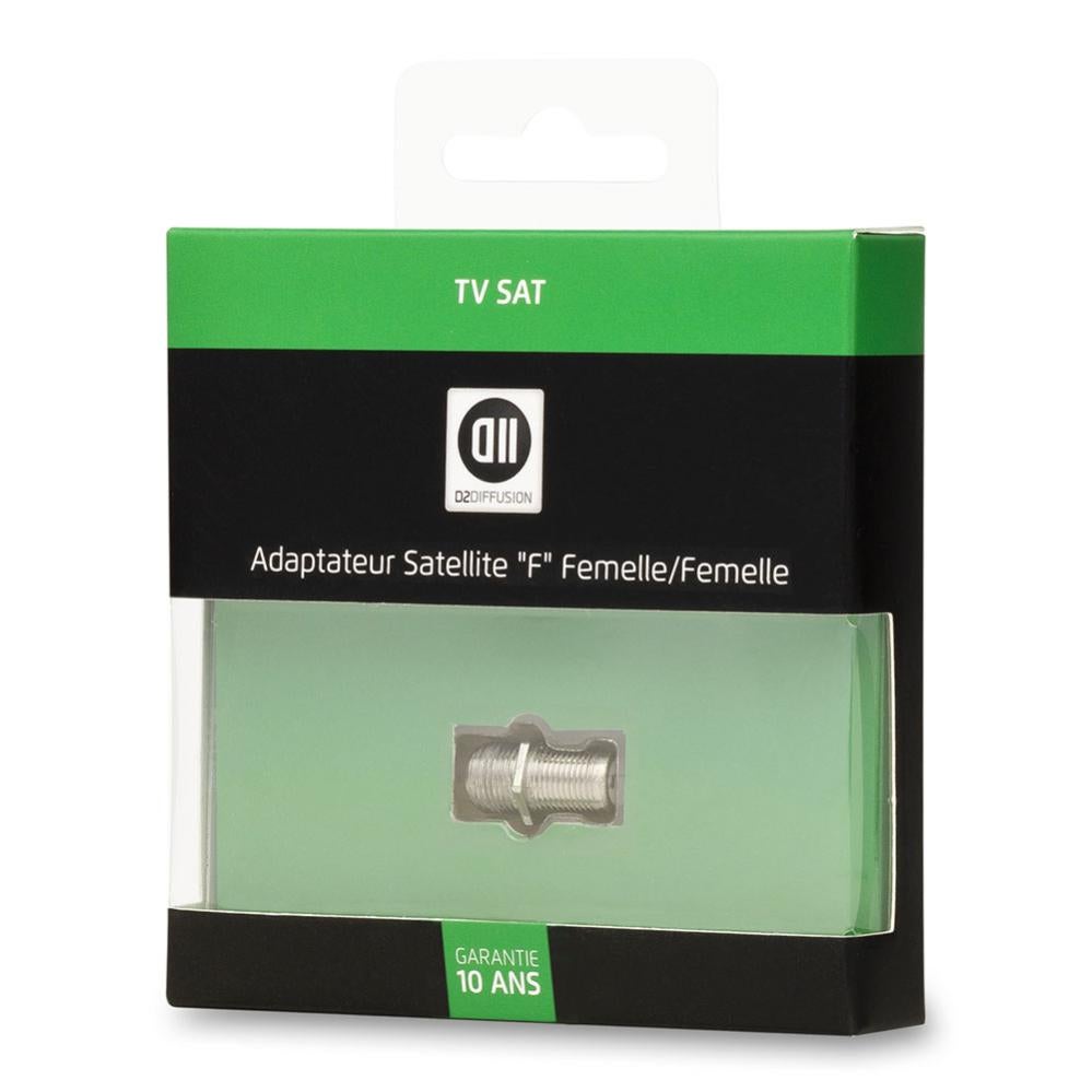 Lot De 5 Adaptateurs SAT F Femelle Vers IEC - Connexion Antenne TV Et Satellite