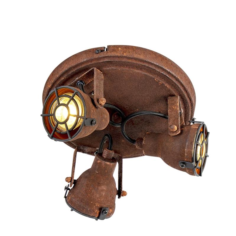TRIPAR Supporto Espositivo In Ferro Battuto – Stile Rustico, Colore Marrone Ruggine, Altezza 4,75 Cm - 4