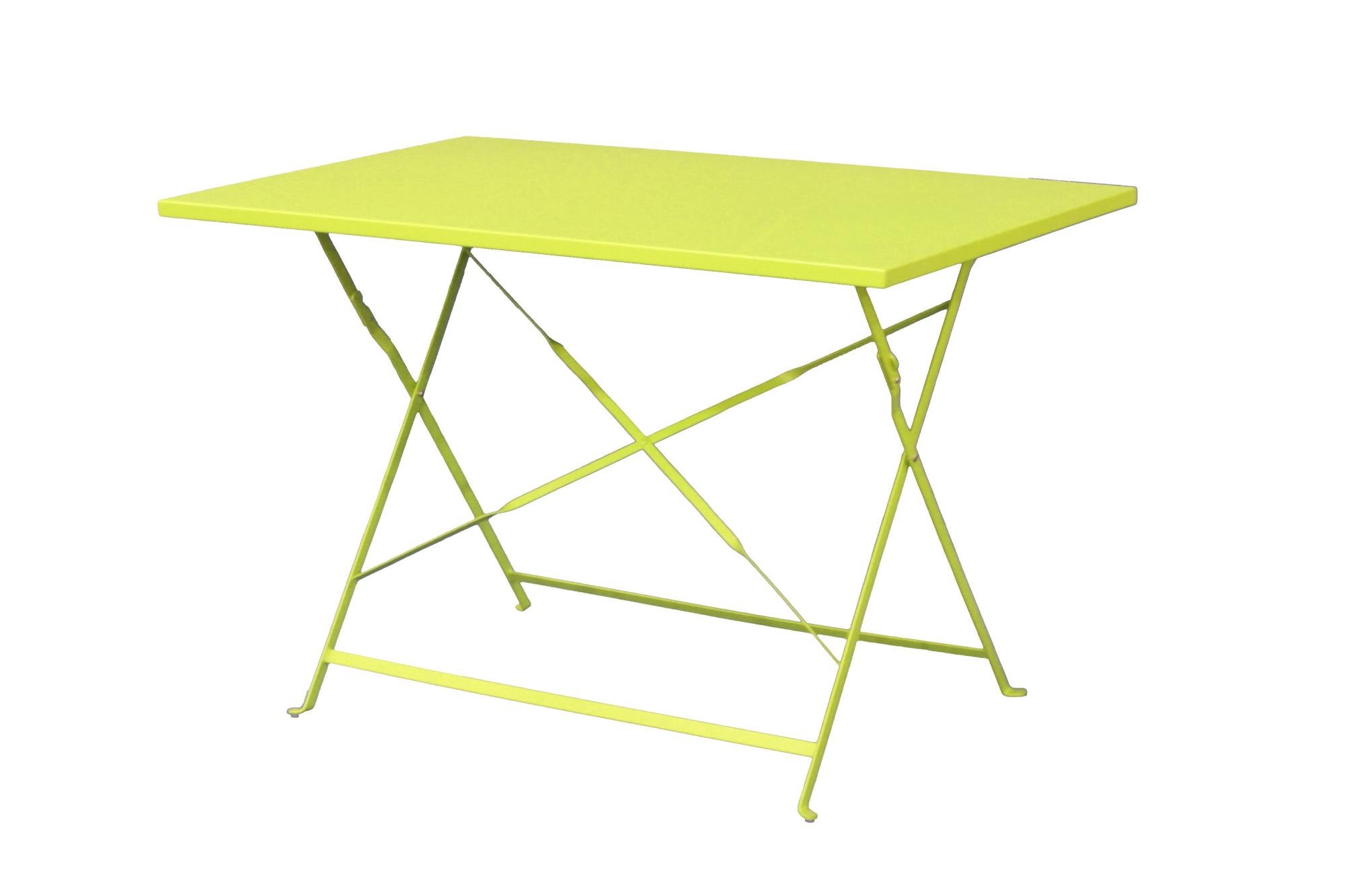 Table pliante rectangulaire 110x70 Vert | Leroy Merlin
