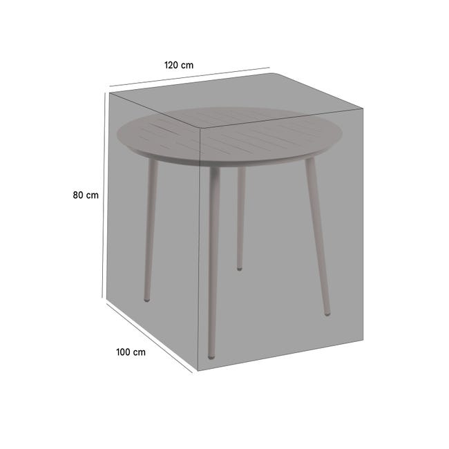 Housse de protection pour table ronde - 6 pers. - Cover Line