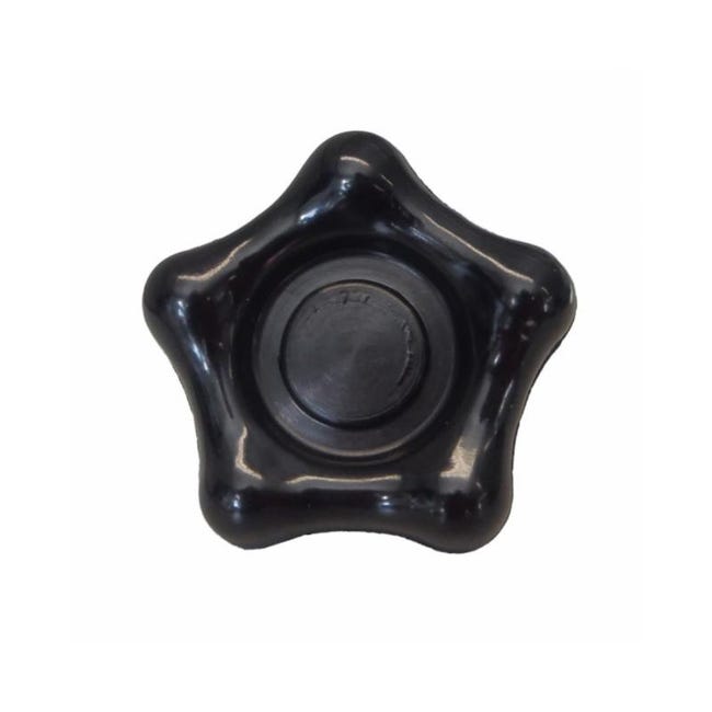 sourcing map 5 Pcs Poignée de bouton étoile M10 Diamètre Insert en laiton femelle fileté noir sourcing map 5 Pcs Poignée de bouton étoile M10 Diamètre Insert en laiton femelle fileté noir