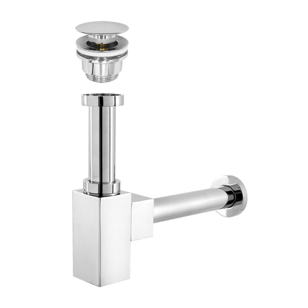 Doafoce Cestino Per Lavello Da Cucina Con Filtro Per Troppopieno E Testa Quadrata Per Troppopieno, In Acciaio Inox, Tubo In PVC Da 110 Mm - Foto 10