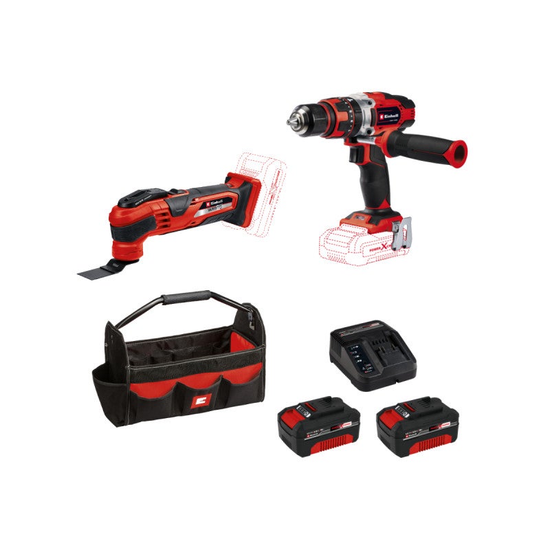 Pack EINHELL 18V Power X-Change - Outil Multifonctions - Perceuse ...