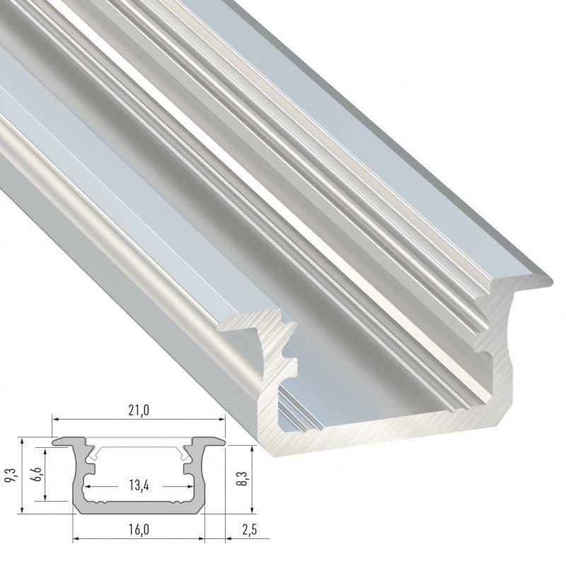 Profil Aluminium Type B 2,02M | Leroy Merlin