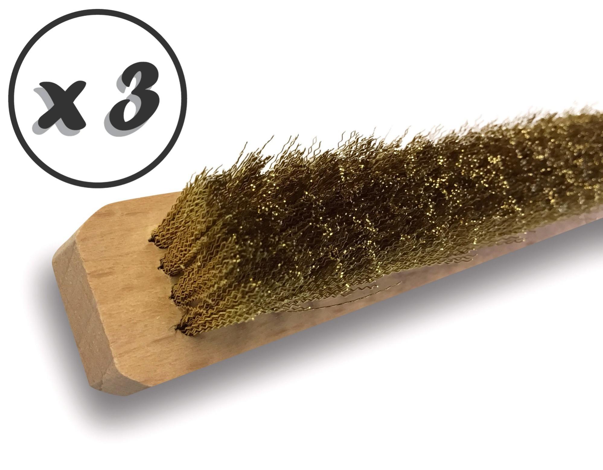 Lot De 12 Brosses En Fil De Laiton Doré – Outils De Polissage Pour Bijoux, Métaux Et Nettoyage – Uxcell