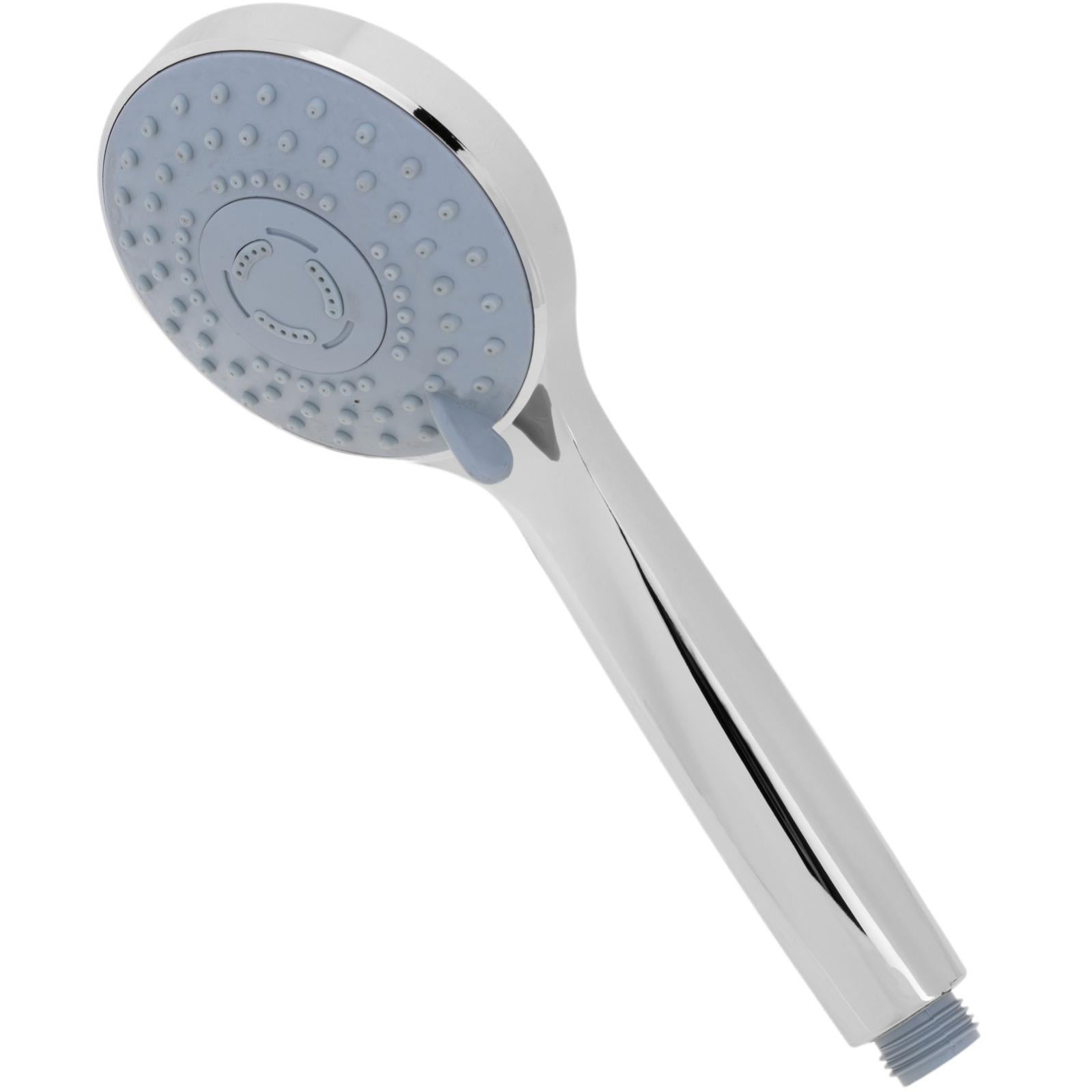 Soffione con cromoterapia da incasso in acciaio inox 1 getto e 6 led