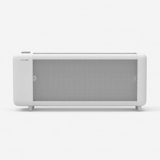 Radiador de Mica Mini 1500W, Termostato, Placa radiante de mica compacta,  Color Blanco. AVANT
