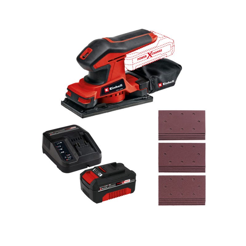 Einhell Ponceuse TE-OS 18/150 Rouge