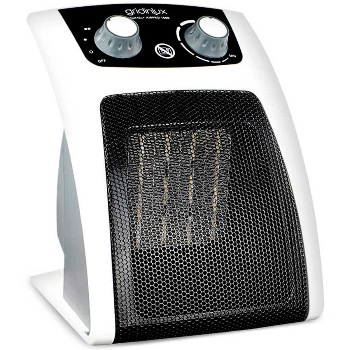 Radiateur céramique portatif For Living avec thermostat, 1500 W, noir