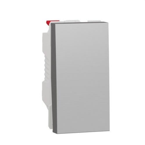 Module Design Interrupteur Interrupteur 1 module en aluminium New Unica Studio | Leroy Merlin