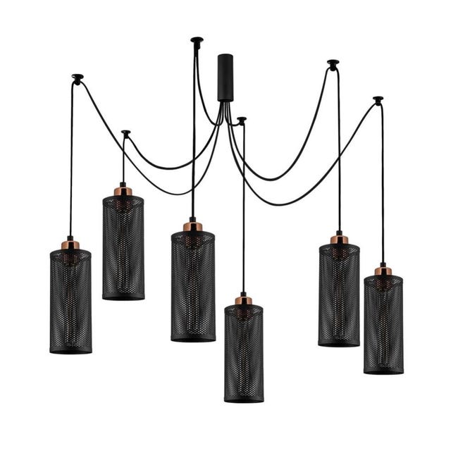 HOMCOM Lampadario Con 5 Candelieri Pieghevole Altezza Regolabile In Acciaio Nero~b31 190v90 HOMCOM Lampadario Con 5 Candelieri Pieghevole Altezza Regolabile In Acciaio Nero~b31 190v90