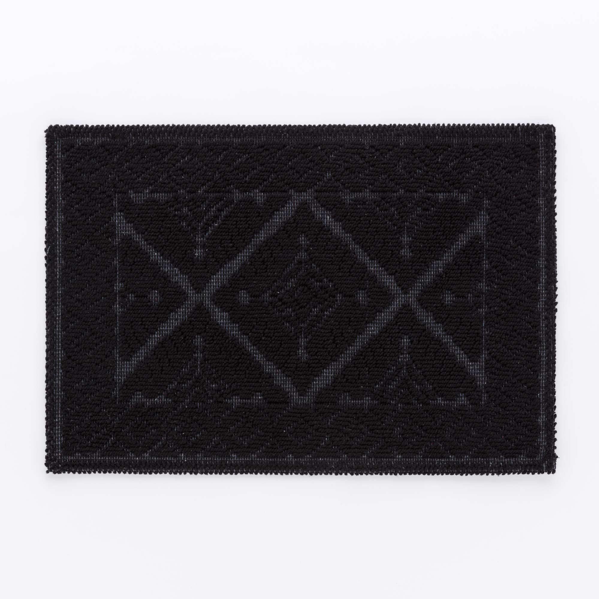 Tappeto Sardo In Puro Cotone Giglio Grigio Cm 50x80 | Leroy Merlin