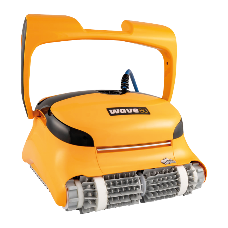 Robot De Piscine électrique Professionnel Dolphin WAVE 80 CB - Brosse Combinée 18 M - Nettoyage Automatique Et Efficace
