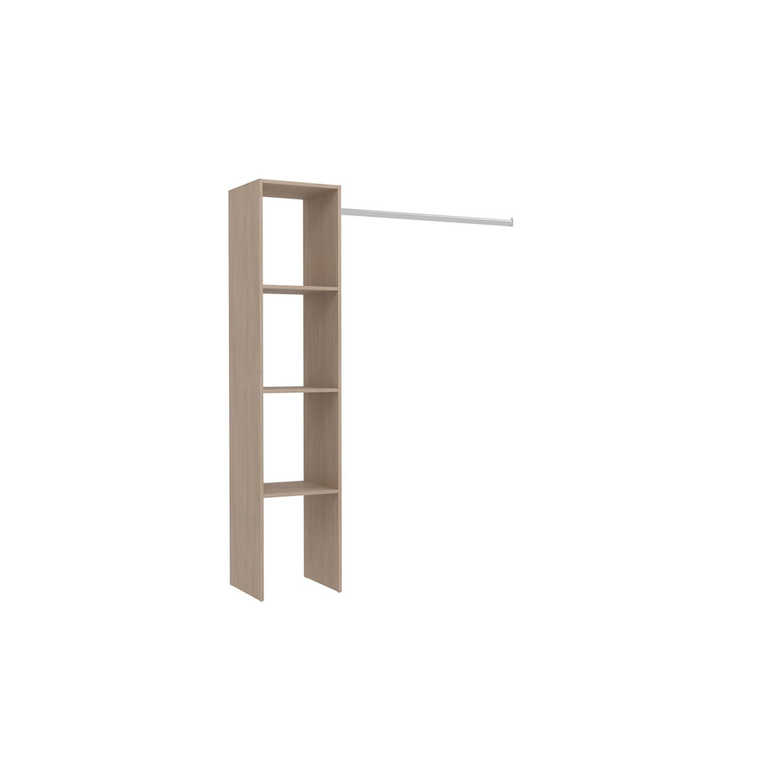 Coppia Di Ripiani Per Armadi SYSTEMA - Per Modelli AR9004, AR9007, AR8997 | In Eco-Pannello FSC 100% Riciclato | Made In Italy | Dimensioni 122.8x55.4x1.8 Cm