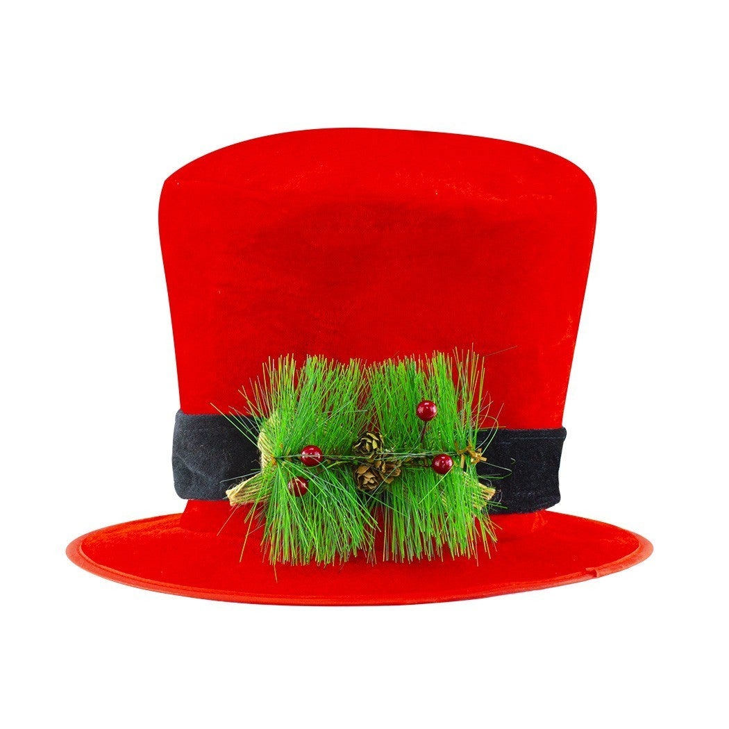 Puntale Cappello a Cilindro per Albero di Natale 6427007 Decorazione  Natalizia