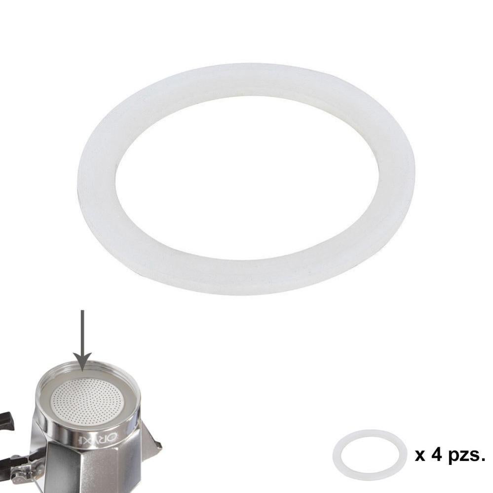 Junta Goma Silicona Cafetera Aluminio Classic / Inducción 6 Tazas (4 Unidades) En Oferta Junta Goma Silicona Cafetera Aluminio Classic / Inducción 6 Tazas (4 Unidades)