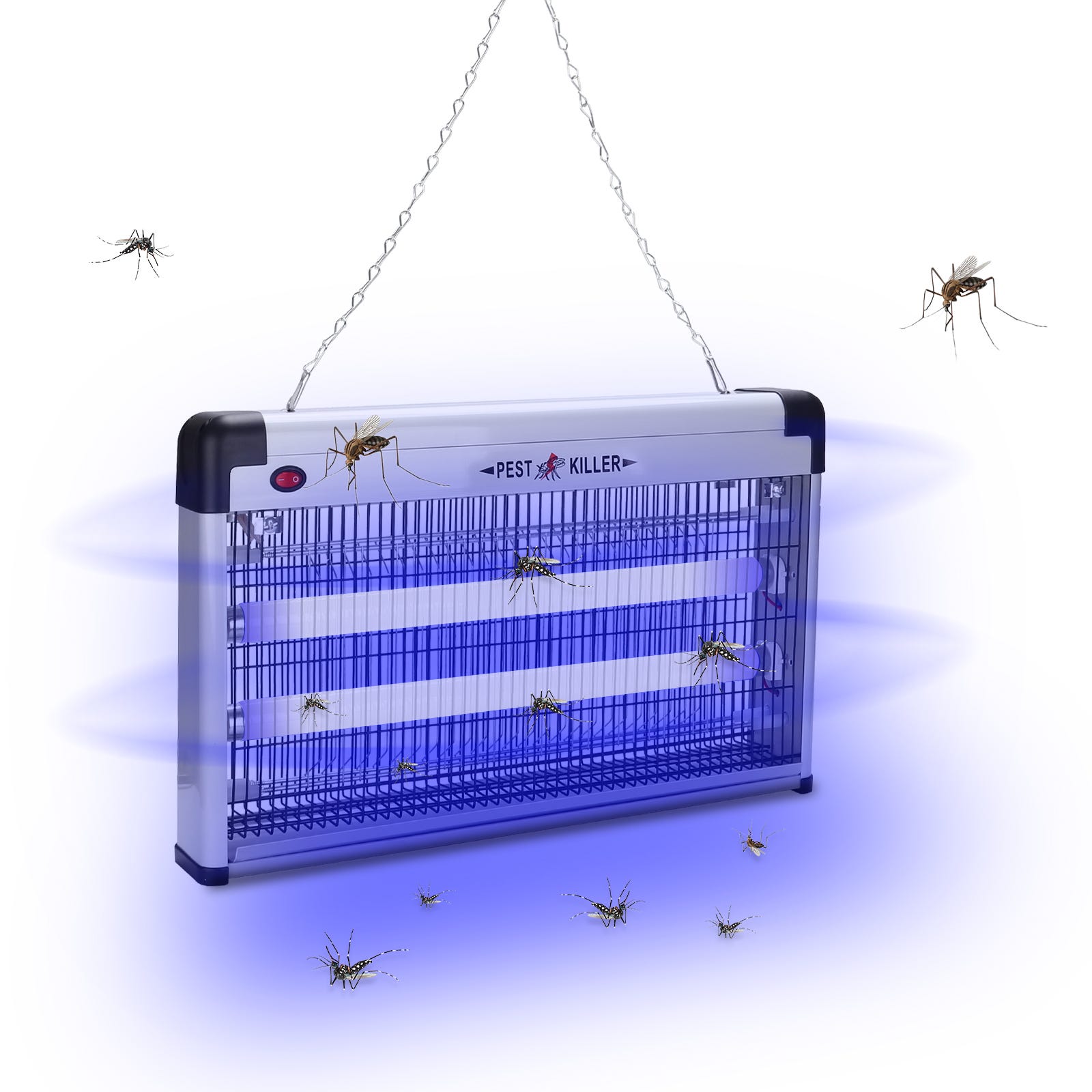 Tueur d'Insectes Electrique KENLUMO - Lampe Anti Moustique UV 15W - Noir -  Cdiscount Jardin