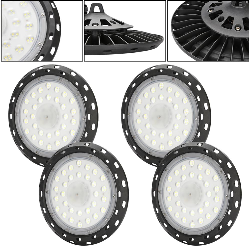4X 200W LED Spot de Hall UFO lampe industrielle，Cool White LED Hall ...