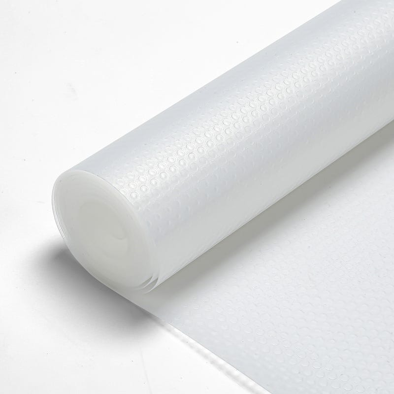 4x Tapis anti-dérapant transparent 150x50 cm - Protège tiroir de cuisine -  Sous-tapis