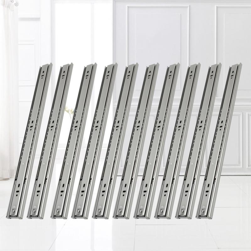 Glissières Pour Tiroirs Robustes, Capacité De Charge Jusqu'à 120 KG Avec Serrureextension 700mm 1 Paire 2 Pieces 86865228