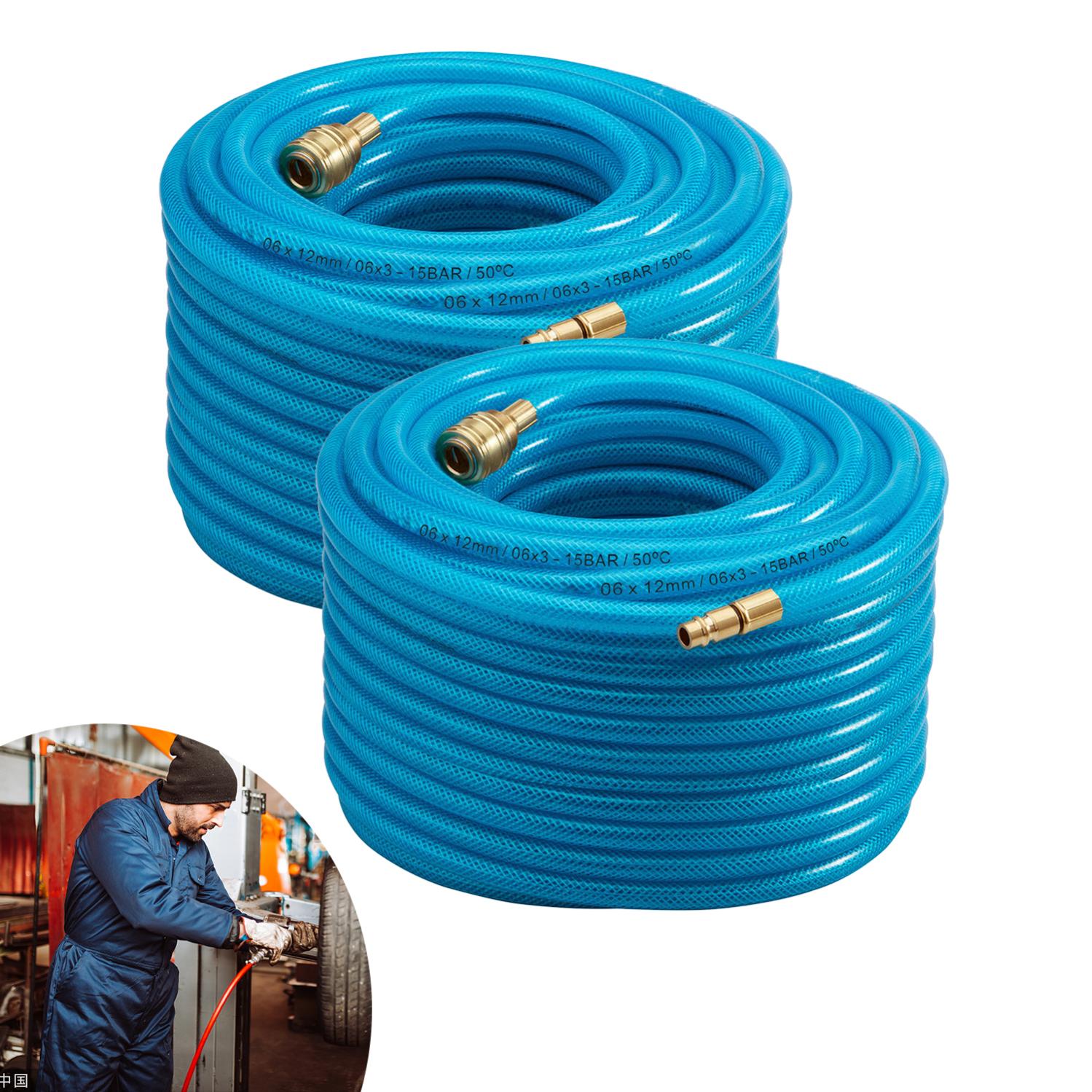 Tuyau Air Comprimé ULTRAFLEX 20B 6mm 10m - Très Flexible Jusqu'à 20 Bar, Résistant Au Froid