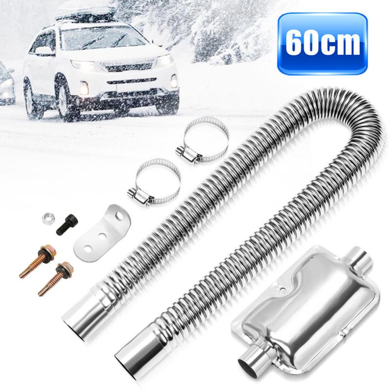 Kit De 4 Coudes D'échappement En Acier Inoxydable 25 Mm – Avec 8 Pinces Et Tournevis – Pour Chauffage Voiture, Poêle