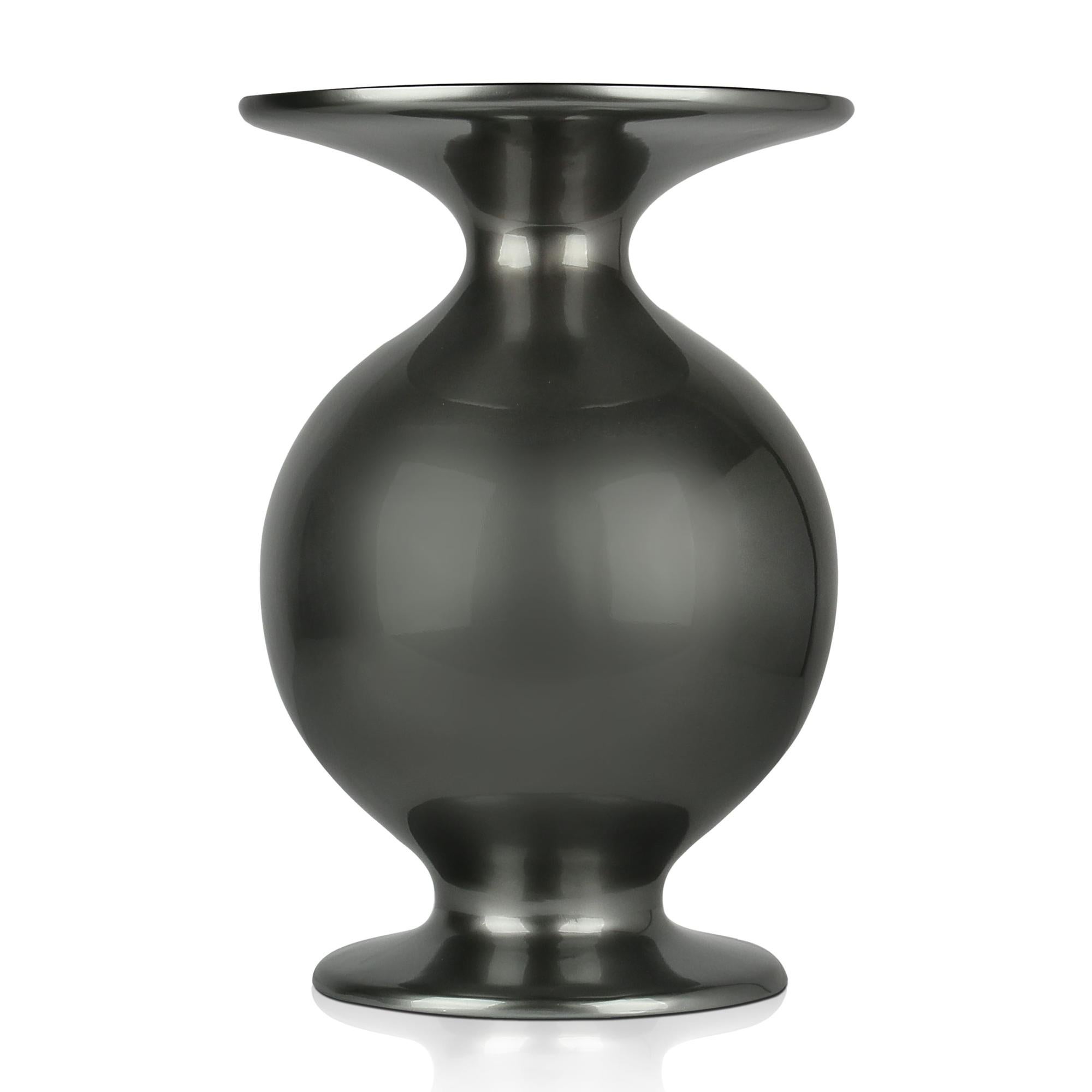Relaxdays Vaso per Fiori, Portafiori con Volto Decorativo in Ceramica