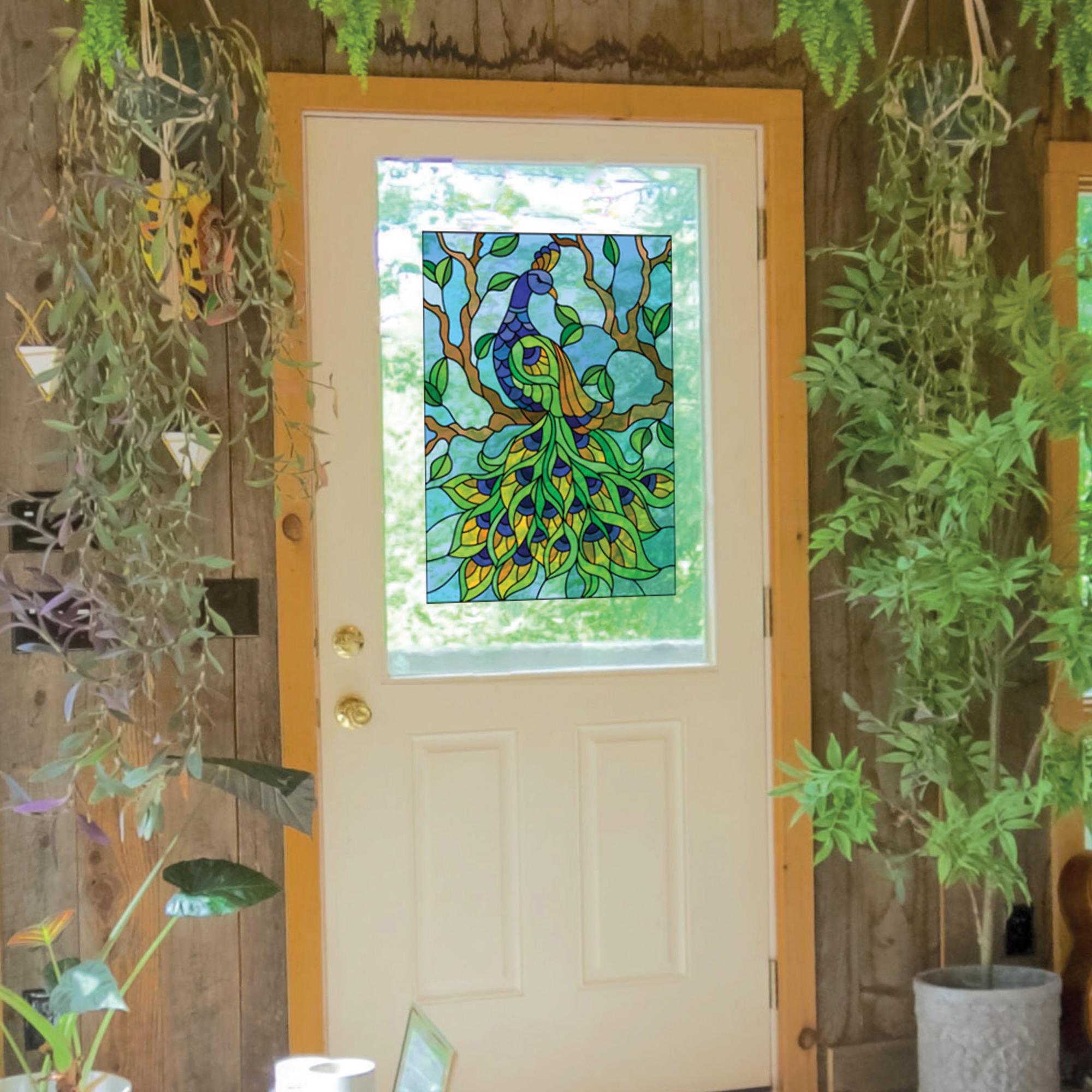 Adesivo Per Porta - Arcobaleno - Adesivo + Protezione Della Lucentezza - Larghezza 63 X Altezza 205 Cm 92671914