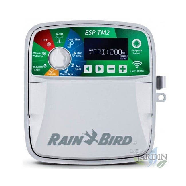 Programador riego Wifi Rain Bird ESP-TM2 4 zonas exterior + LNK