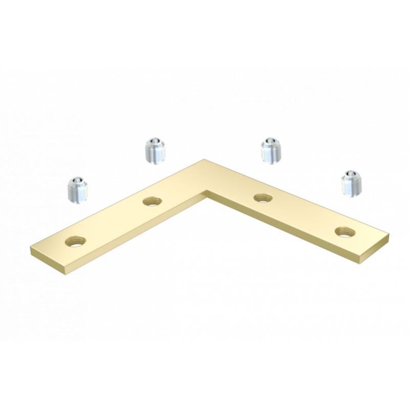 Connettore Lineare Per Profilo Alluminio Slim Angolare 45 Gradi BA1616
