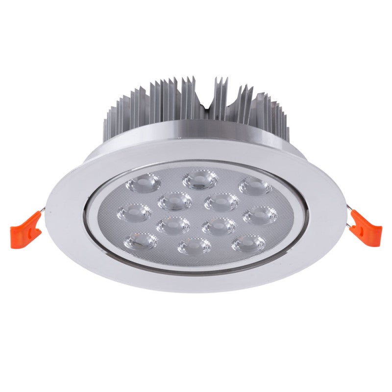 Foco downlight led 12w 1200lm 4200ºk circular 30.000h [ho-leddown-12w-w]