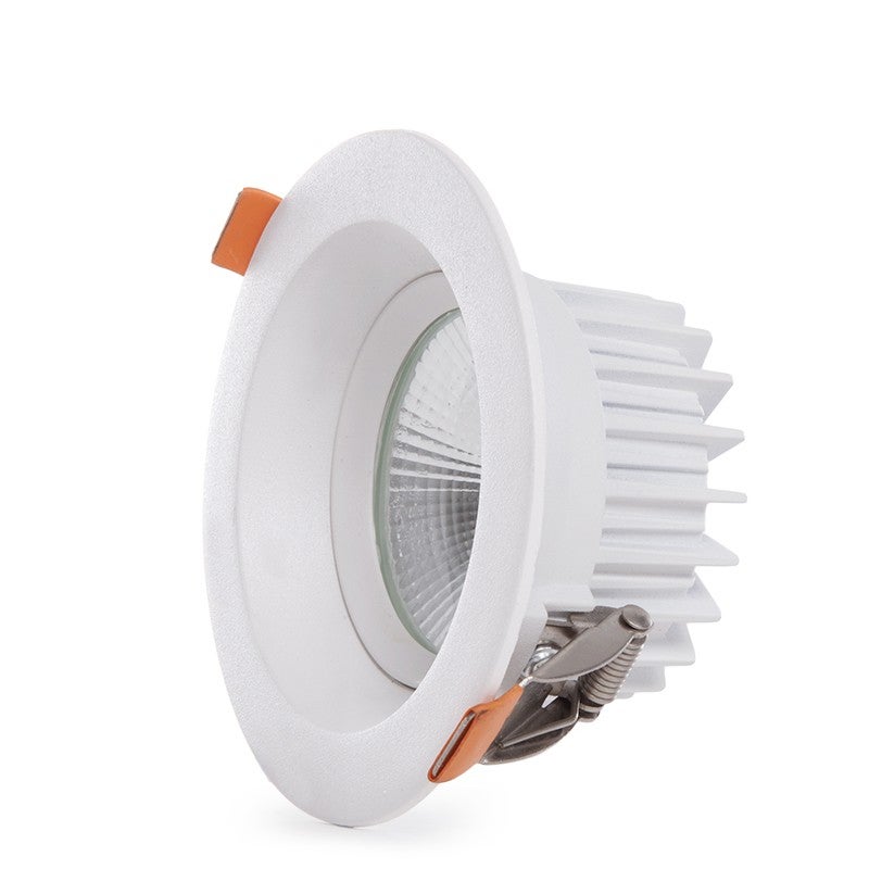 Projecteur Downlight Rond Led 7w 655lm 3000ºk Anti Éblouissement Ugr19 40000h Ho Dl Ad Cob 7w 7050