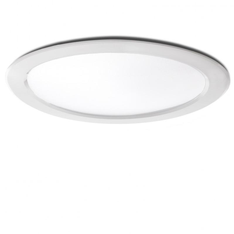 Foco downlight led 24w 2022lm 3000ºk circular corte 184mm 30.000h [ho-pce-24w-190-ww]